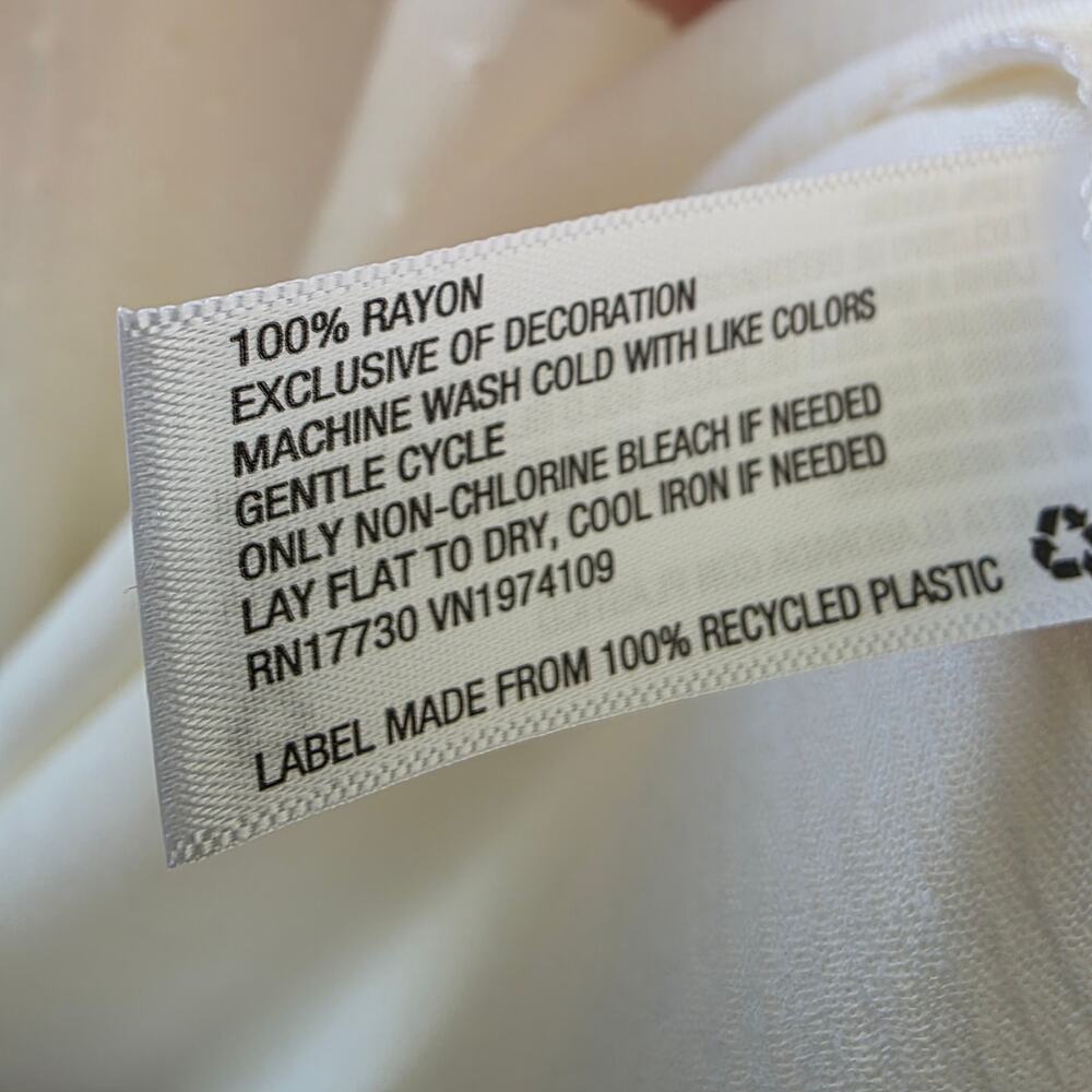 Knox Rose Swiss Dot Maxi Dress Ivory Women Size XL Boho Cottagecore Prairie NEW - Picture 8 of 10
